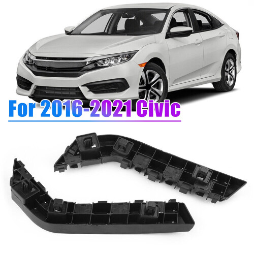 For 2016-2021   Front Bumper Bracket Retainer Mount Support 1 Pair LH RH 1