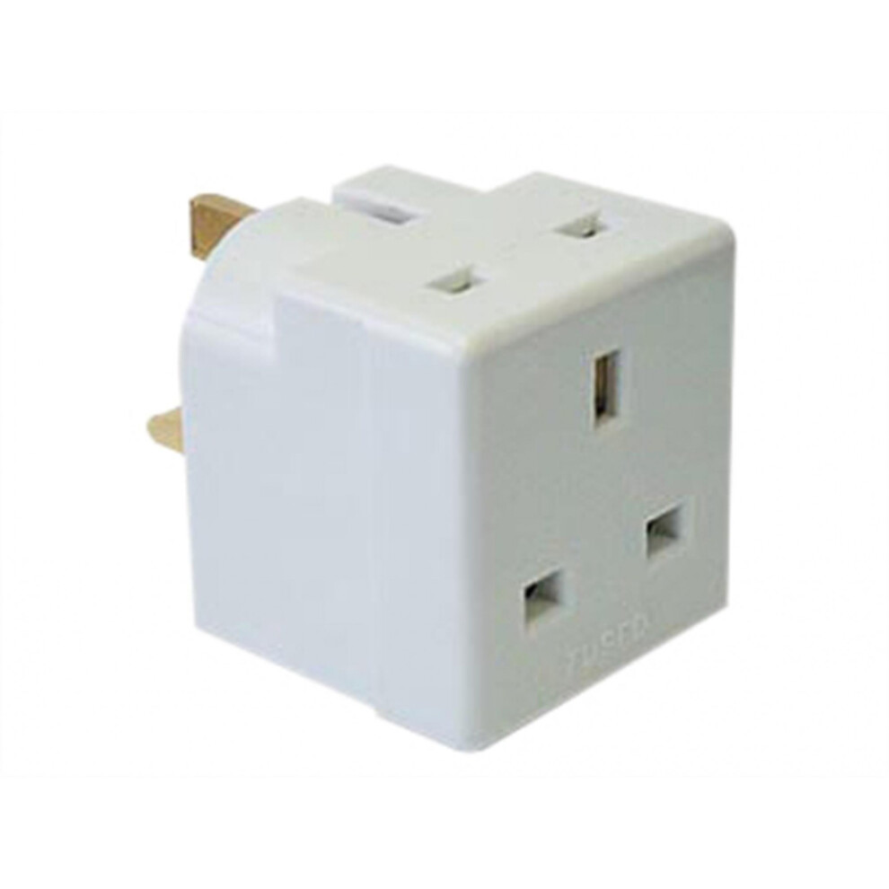 Dencon 2 Way Adaptor 13A Fused 5063750507606