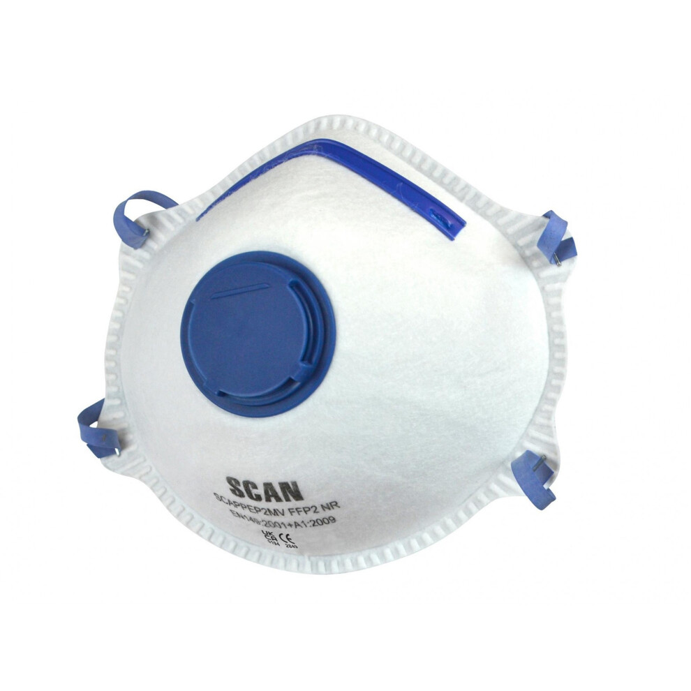 Scan Moulded Valved Disposable Mask 5063750578224
