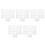 5Sets Wit Kunstenaars Ruit Viewfinder Snede Liniaal 9