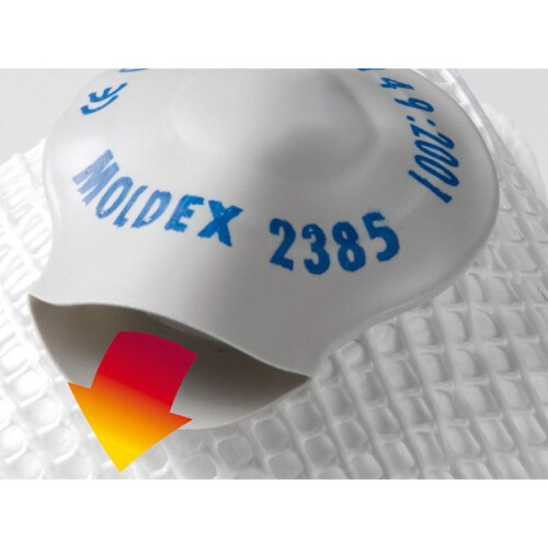 Moldex Moldex Classic Series Disposable Mask, Ventex-valve 2