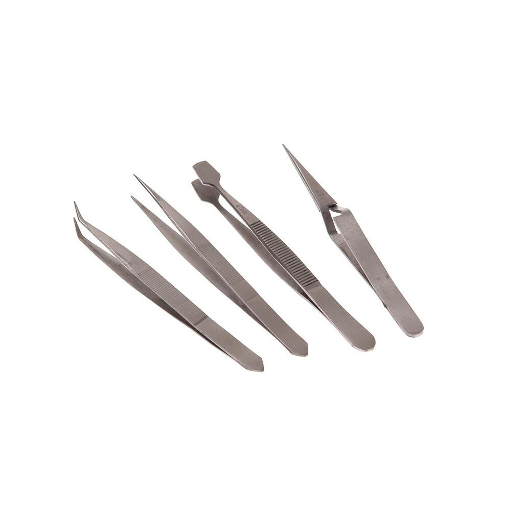Faithfull Tweezer Set, 4 Piece - Multi Colour - Image 2