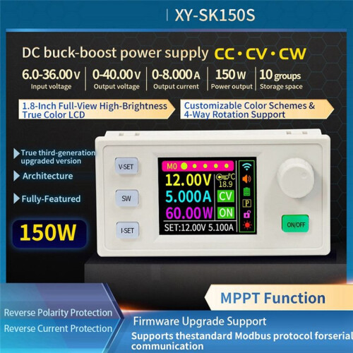 SK150S Adjustable  Regulated Power Supply+IR Kit Constant Voltage Constant Current 8A 150W Step-Down Module 2