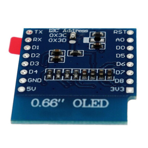 Tela OLED Branca de 0,66 Polegadas 64x48 16 Pinos SSD1306-Drive Sem Placa 1