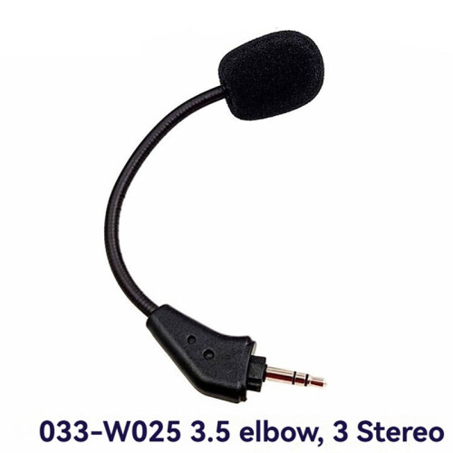 Microphone de Jeu de Remplacement 3,5 mm pour Casques de Jeu  HS50/HS60/HS70