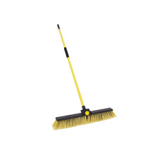 Bulldozer Heavy-duty Broom, Clipped With Handle