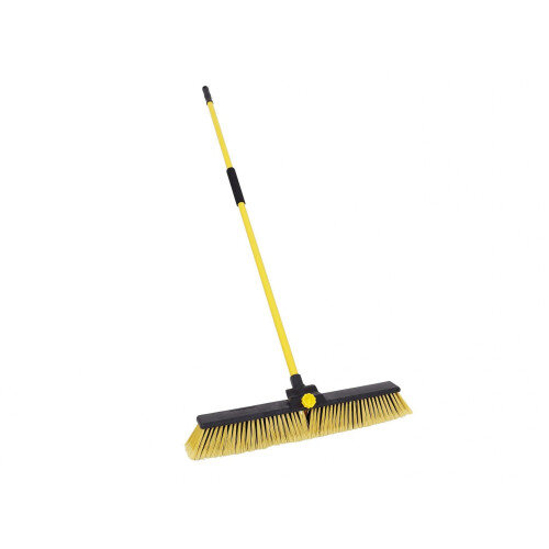Bulldozer Heavy-duty Broom, Clipped With Handle