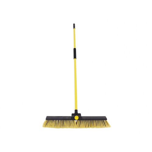 Bulldozer Heavy-duty Broom, Clipped With Handle 1