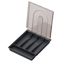 Portable Cutlery Storage Box Sealed Dustproof Cutlery with Lid Kitchen Spoon Fork Knife Storage Box