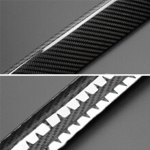 Real Carbon Fiber for Abarth 500 595 695 2017-2023 Car Front Bumper Lower Lip Decorative Strip Black