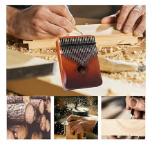 Kalimba Thumb Piano 21 Keys, Portable Kalimba Thumb Piano, Thumb Piano for Adults, Kids and Beginners