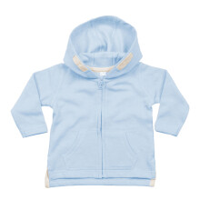 (4-5 Months, Dusty Blue) Babybugz Baby Full Zip Hoodie