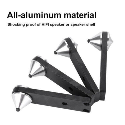 4PCS Combined Type Speaker Foot Subwoofer Shockproof Spike Bracket Speaker Spike Shock 2