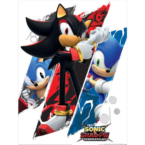 Sonic The Hedgehog Sonic The Hedgehog Shadow & Sonic Print