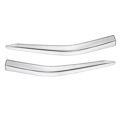 For  Alphard 40 Series 2023+ Front Bumper Lip Angle Diffuser Splitter Spoiler Protector Silver