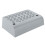 Cat Litter Box Ramp with Filter Function, Double Layered Self-Cleaning Cat Litter Box Litter Trapper with Storage Gray 1