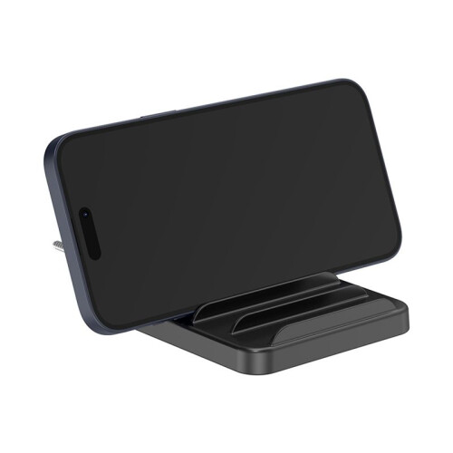Universal Wall Mount Phone Holder for Tablet E-Books Adjustable Angle for Watching TV Dramas and Learning Black 2