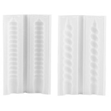 Twisted Taper Candle Mold Scented Candle Stick Mold Silicone Easy Release Mould for Aromatherapy Soap