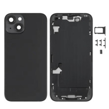 Battery New Back Housing for 14 Housing Back Cover+Mid Chassis Frame+SIM Tray+Side Key 14 Middle Frame Black