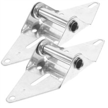 4 Pcs Garage Door Hinge Closer Cabinet Hinges Heavy Duty Exterior Spring Loaded to with Mounting Bolts Auto Screen
