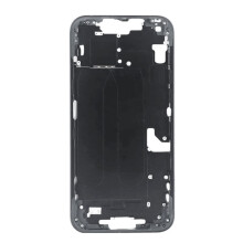 Bateria Nova Carcaça Traseira para 14 Carcaça Traseira Capa + Moldura Do Chassi Médio + Bandeja Do SIM + Chave Lateral 14 Moldura Do Meio Preta