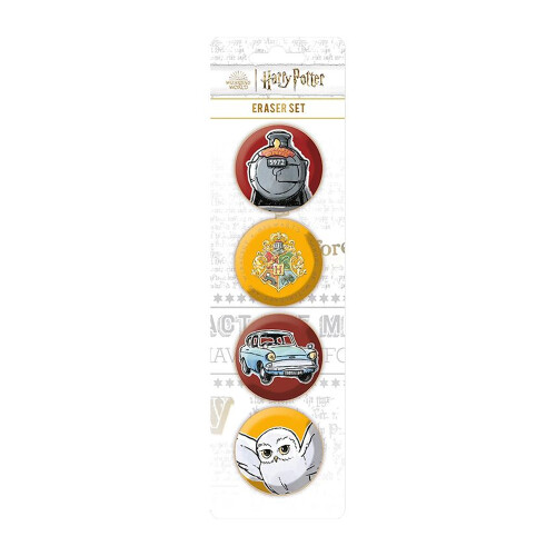 Harry Potter Harry Potter Hogwarts Eraser Set (Pack of 4)