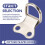25 pcs D-Ring Picture Frame Hanging Hooks Double Hole Hangers With Screws Silver 6