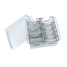 Grid Base Storage Box for 8Pcs Hair Clipper Trimmer Limit Comb Guide Comb Barber Tool for  Guide Combs