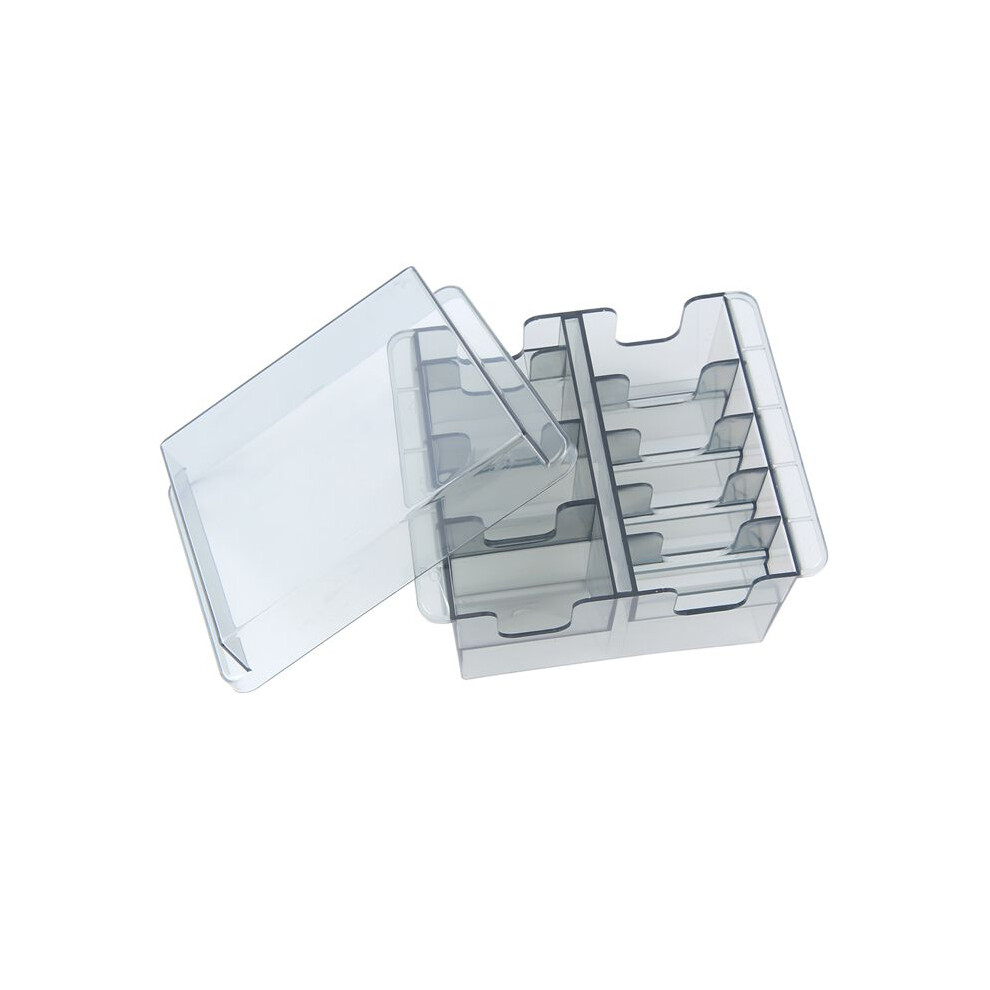 Grid Base Storage Box for 8Pcs Hair Clipper Trimmer Limit Comb Guide Comb Barber Tool for  Guide Combs