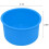 Moldes de Silicone para Bolo 4 Polegadas Assadeira Redonda Antiaderente Molde de Silicone para Assar Assadeira ReutilizáVel Azul, Conjunto de 6 10