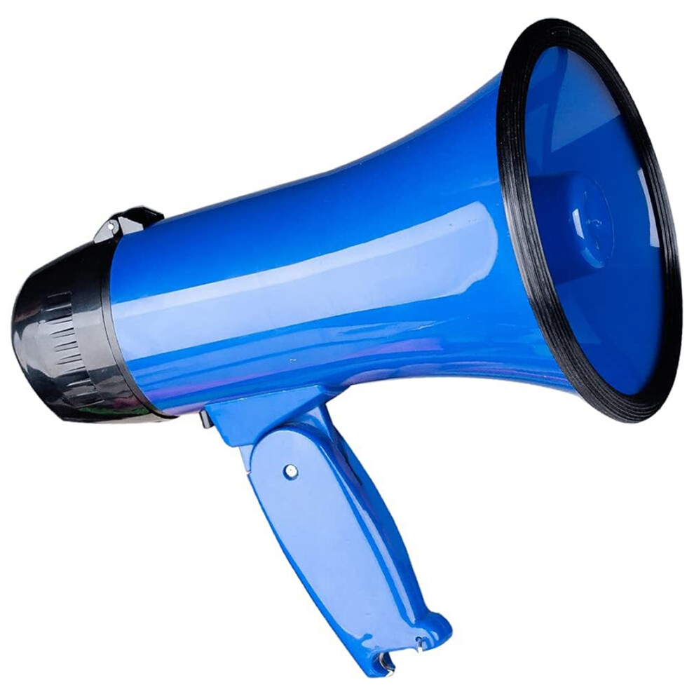 25 Watt Compact Megaphone Speaker Pa Bullhorn - With Built-In Siren, Voice Recorder, Bottle Opener, 6032708523714