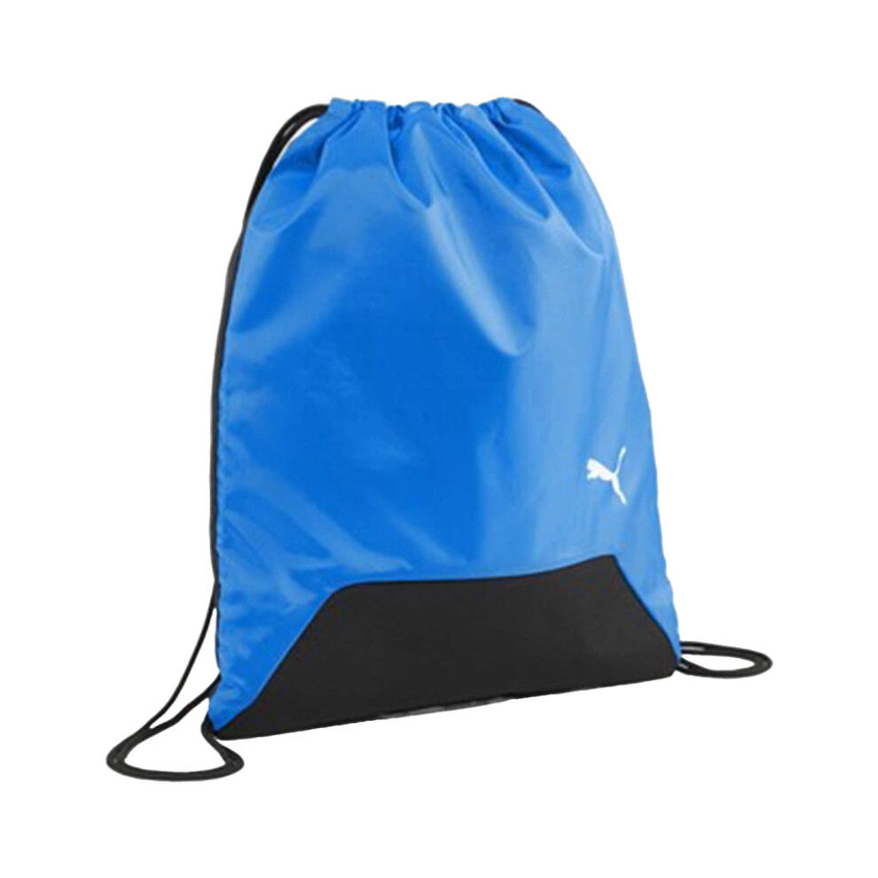 Puma (One Size, Blue/Black) Teamgoal Gym Drawstring Bag Black