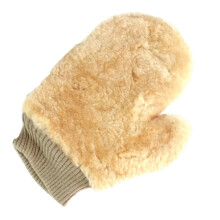 (One Size, Beige) Eastern Counties Leather Sheepskin Polishing Mitten