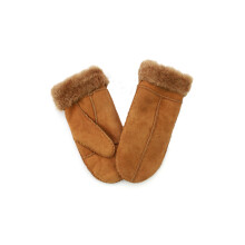 (One Size, Tan/Toned) Eastern Counties Leather Childrens/Kids Sheepskin Mittens