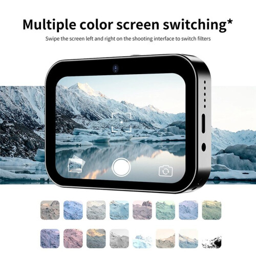 4K CCD Digital Camera 64MP Digital Flash Video Camera with Touch Screen 16X Digital  IR Night Vision Camera White 2