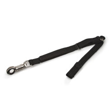 (62cm - 75cm, Black) ARMA Breakaway Horse Trailer Tie With Panic Hook