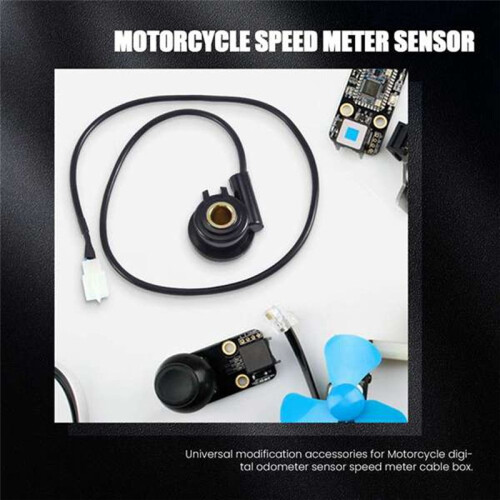 2 Stuks Motorfiets Digitale Kilometerteller Snelheidsmeter 3-Draads Sensorkabelconstructie 2