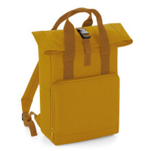 (One Size, Mustard) Bagbase Roll Top Twin Handle Backpack