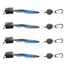 Club Cleaning Brush,  Double-Sided Cleaning Tool, Nylon Steel Brush, Cleaning Tool Accessories