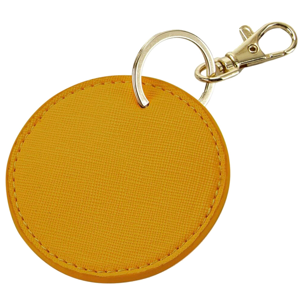 Bagbase (One Size, Mustard ) Boutique Circular Key Clip Yellow