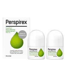 Perspirex Comfort Antitranspirant für Männer und Frauen - Roll-On Deodorant gegen Schweiß und Geruch (2-Pack)