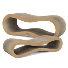 Modkat 2 Kat Krabpaal Set. Groot (76L X 27H cm.) en Klein (67.6L X 18H cm.) Maten. Krabben, Spelen Lounge.