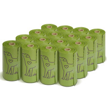 480 Stuks 13" x 9" Hondenpoepzakken Rollen, Lekvrij Sterk & Stevig Afvalzakken voor Huisdieren