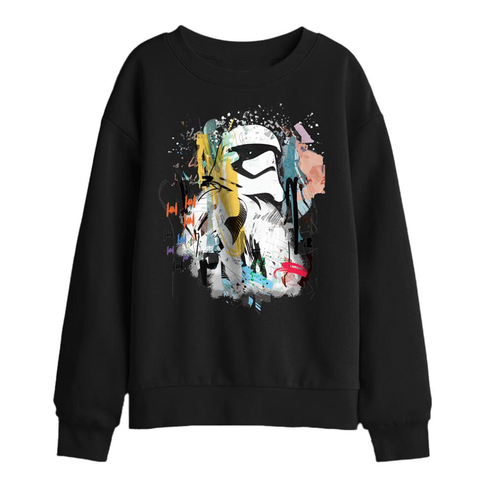 Star Wars (5-6 Years, ) Childrens/Kids Trooper Abstract Sweatshirt Black