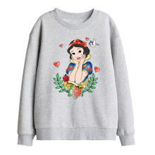 (12-13 Years, Athletic Heather) Snow White And The Seven Dwarfs Childrens/Kids Fairest Of Them All Snow White Sweatshirt