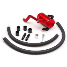 Serbatoio di Raccolta 'Olio In Alluminio da 0,18 L con Piastra Deflettrice per  Ram 1500 2500 3500 5,7 L 6,4 L HEMI 2009-2019 Rosso
