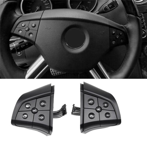 Car Steering Wheel Button  Assembly Multifunction  for   ML B R Class W164 W245 W251 Black 1