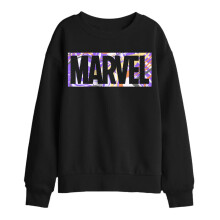 (7-8 Years, Black) Marvel Childrens/Kids Paint Brick Sweatshirt