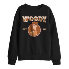 (5-6 Years, Black) Toy Story Childrens/Kids Cowboy 1995 Woody Sweatshirt