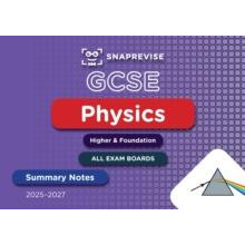 SnapRevise GCSE Physics Summary Notes Paperback Book